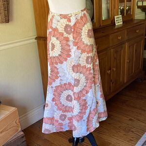 Jones|Wear Women’s Linen Blend Fully Lined Skirt Size 6